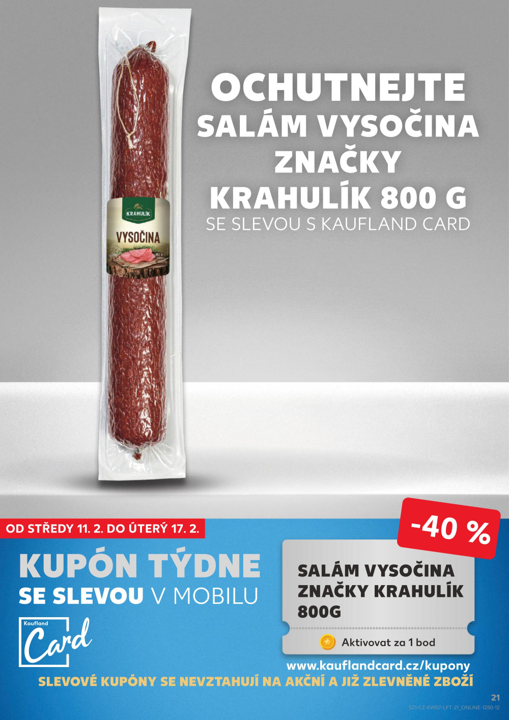 Leták Kaufland Turnov, Sobotecká - strana 21