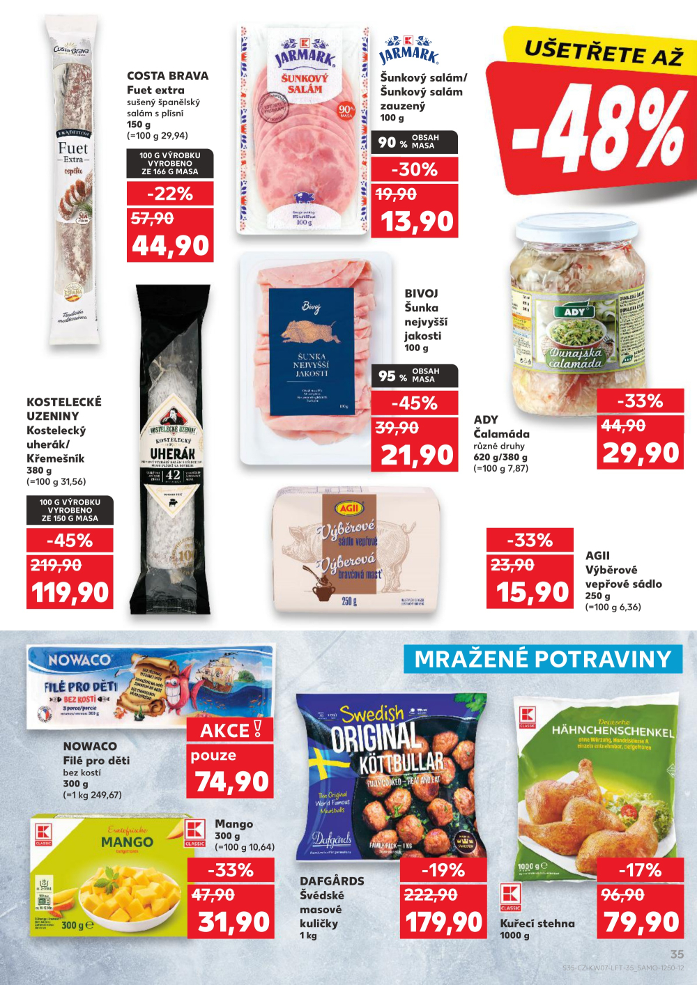 Leták Kaufland leták Praha 8 - Libeň - strana 35