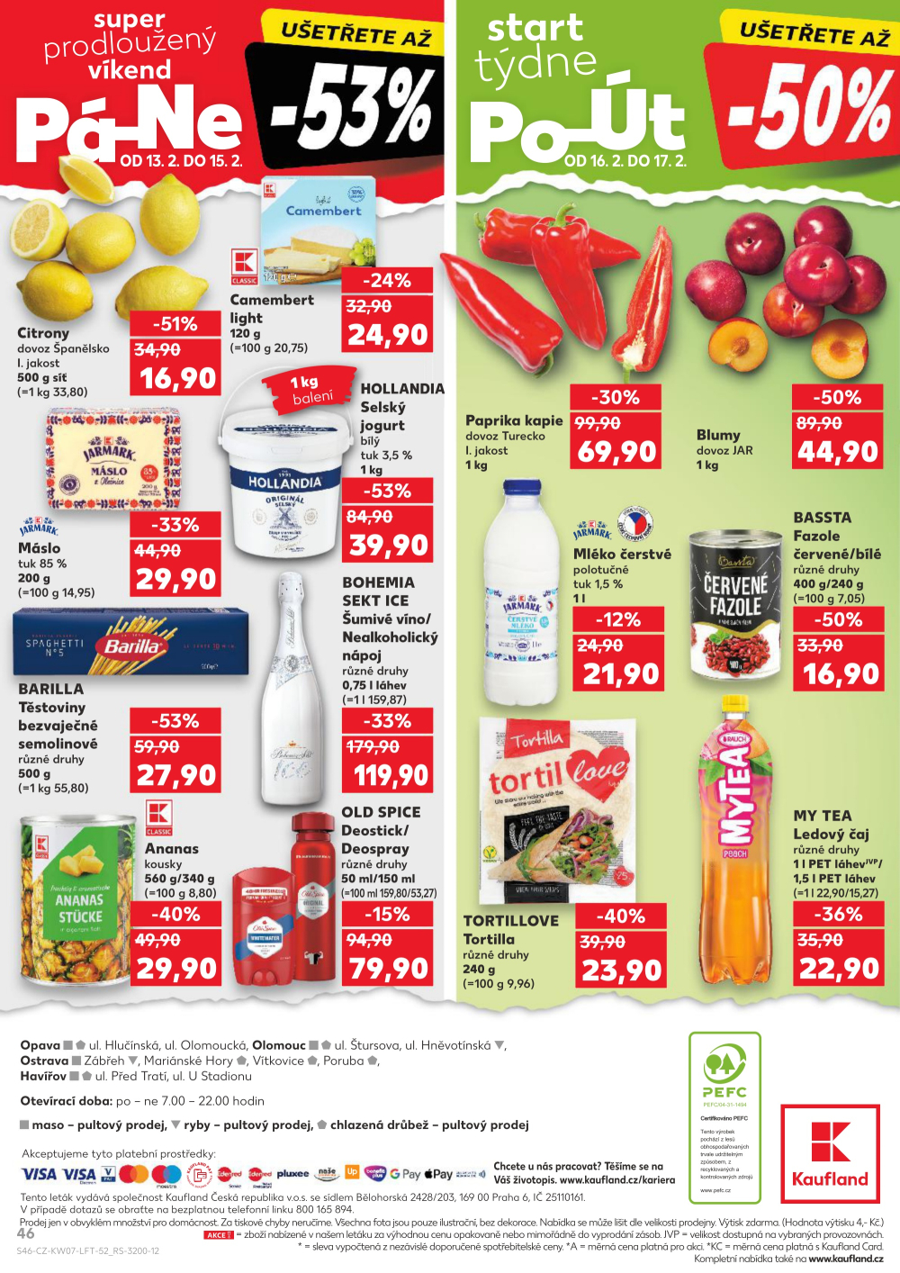 Leták Kaufland leták Olomouc, Štursova - strana 46