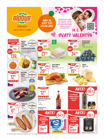 Globus leták Chomutov