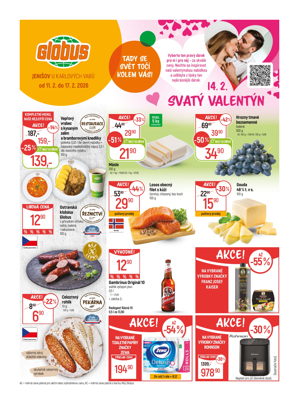 Leták Globus leták Jenišov (Karlovy Vary) - strana 1