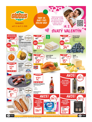 Globus leták Pardubice