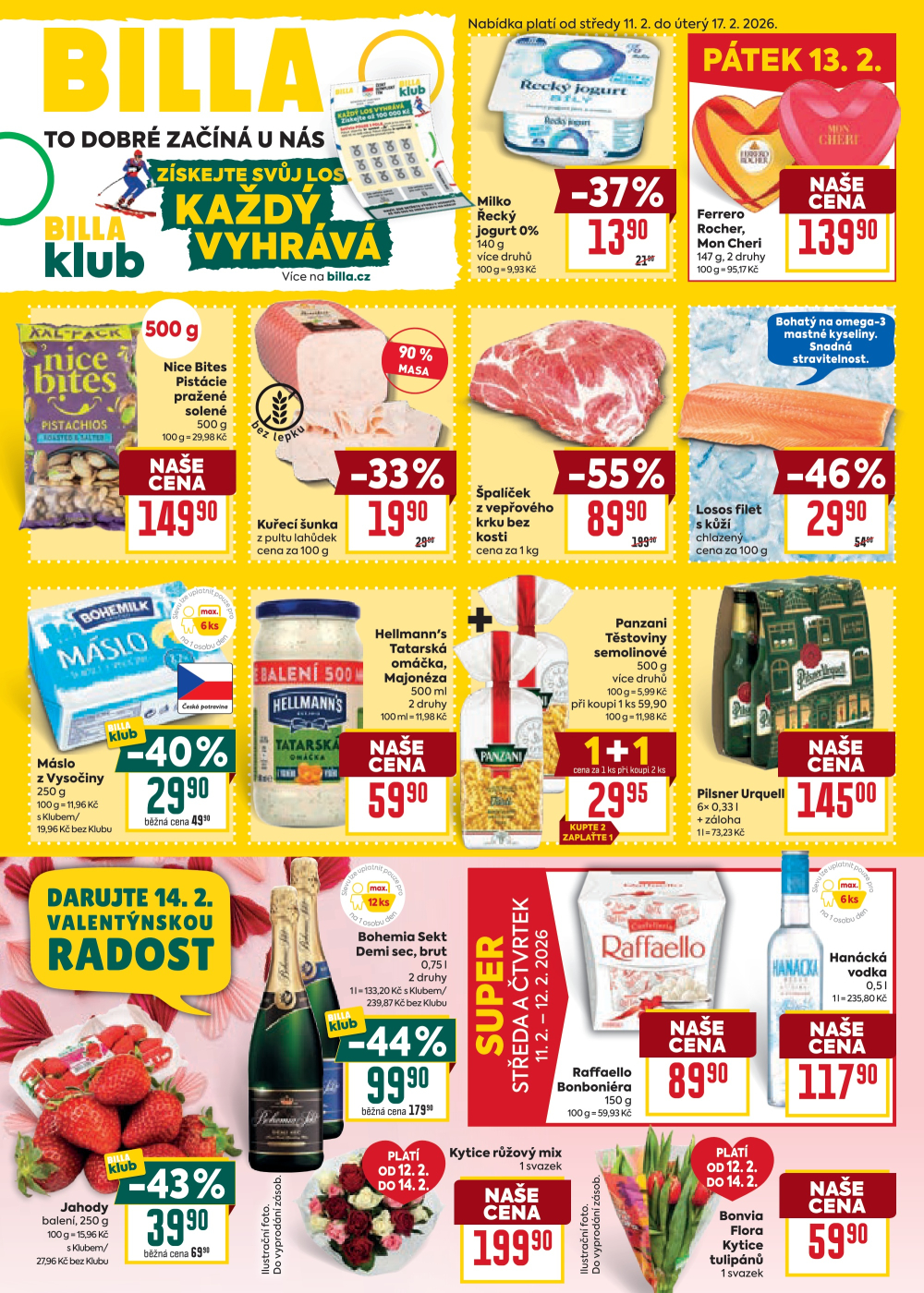 Leták BILLA malý leták - strana 1