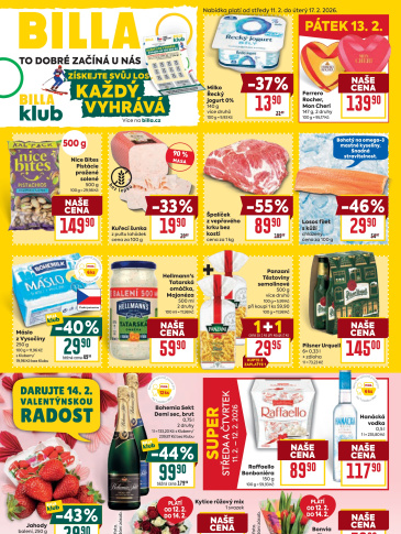BILLA malý leták