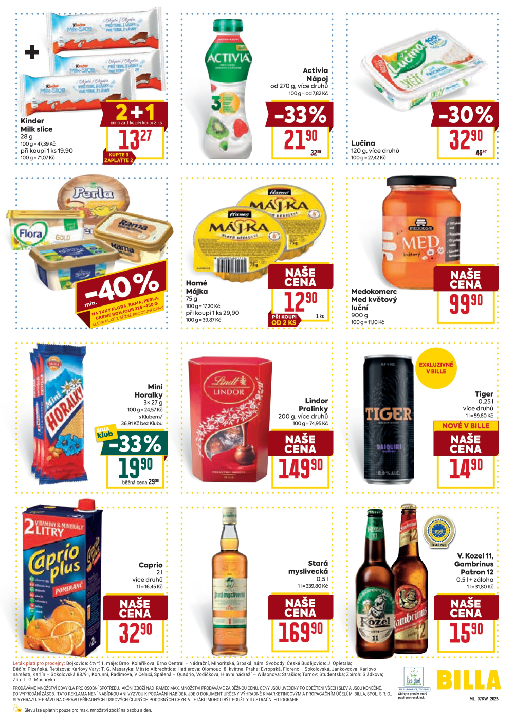Leták BILLA malý leták - strana 3