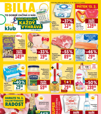 Akční leták BILLA velký 