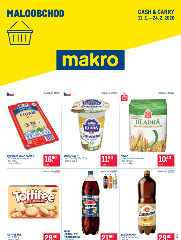 Makro leták - Maloobchod