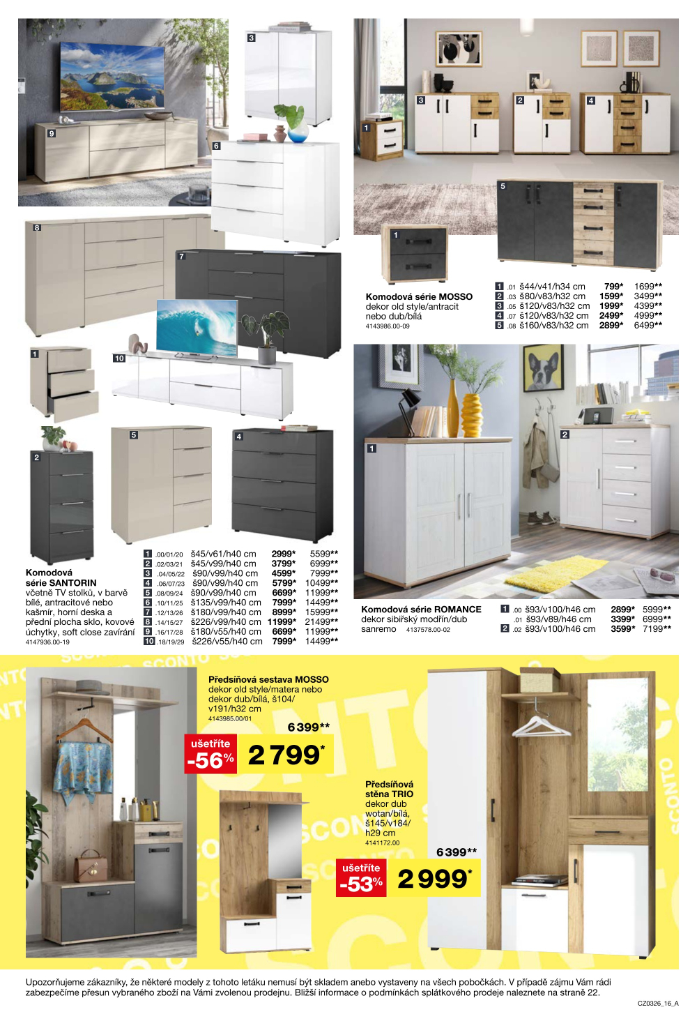 Leták SCONTO Nábytek leták - strana 16