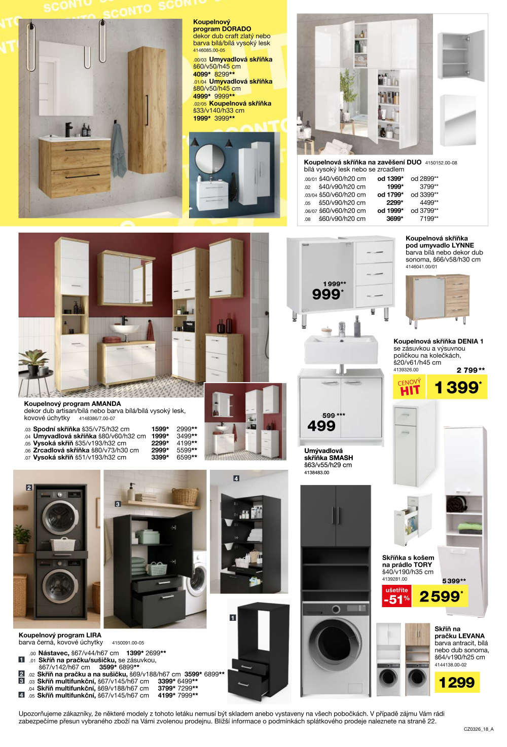 Leták SCONTO Nábytek leták - strana 18