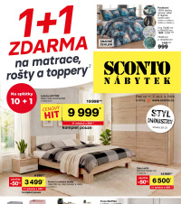 Akční leták SCONTO Nábytek 