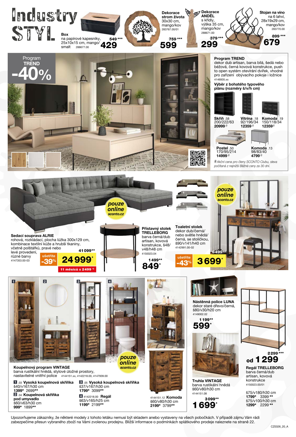 Leták SCONTO Nábytek leták - strana 20