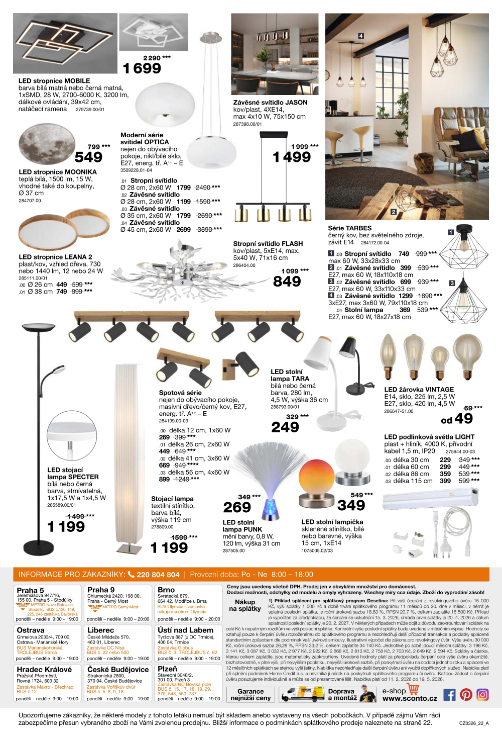 Leták SCONTO Nábytek leták - strana 22