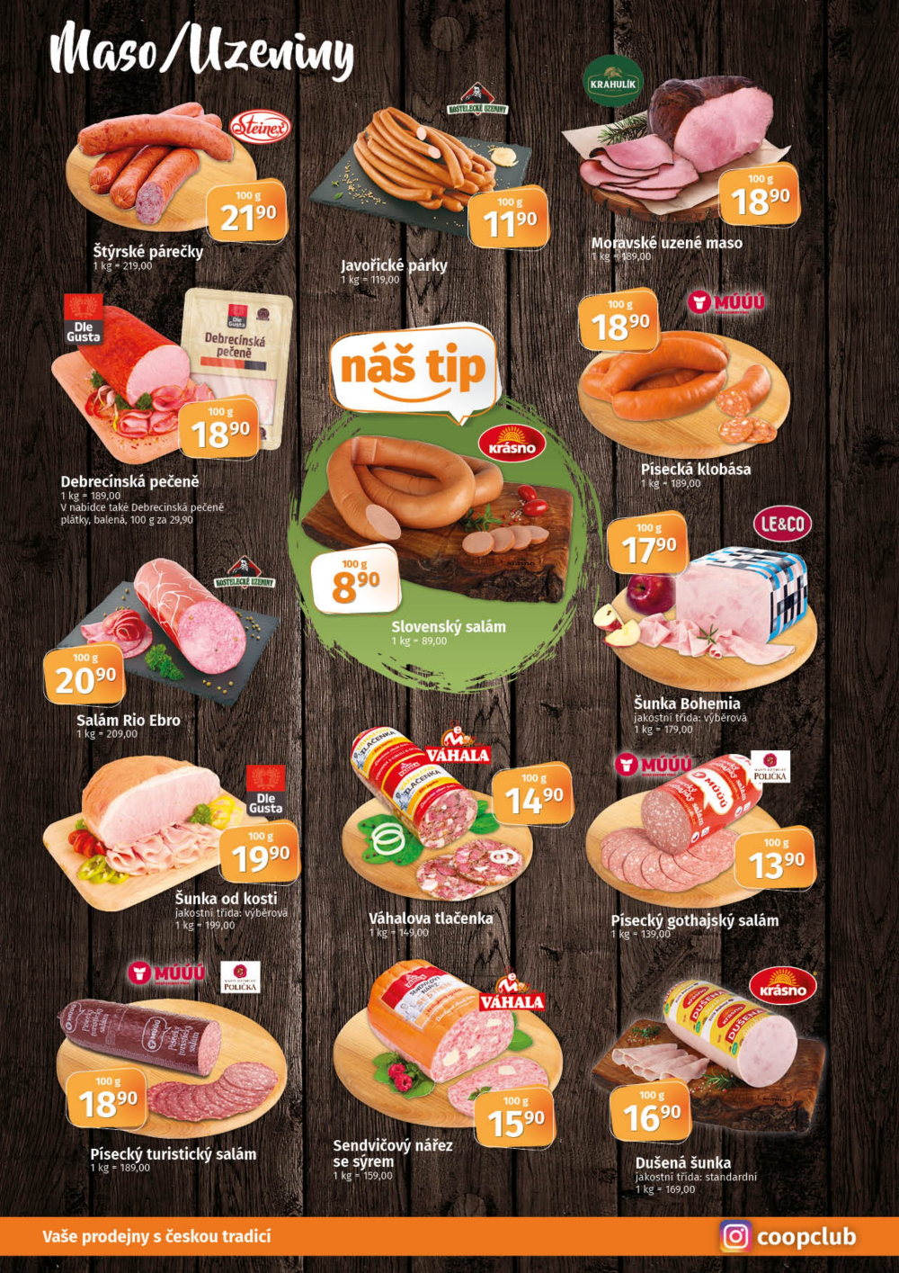 Leták COOP leták - TIP a TUTY Menu - strana 2