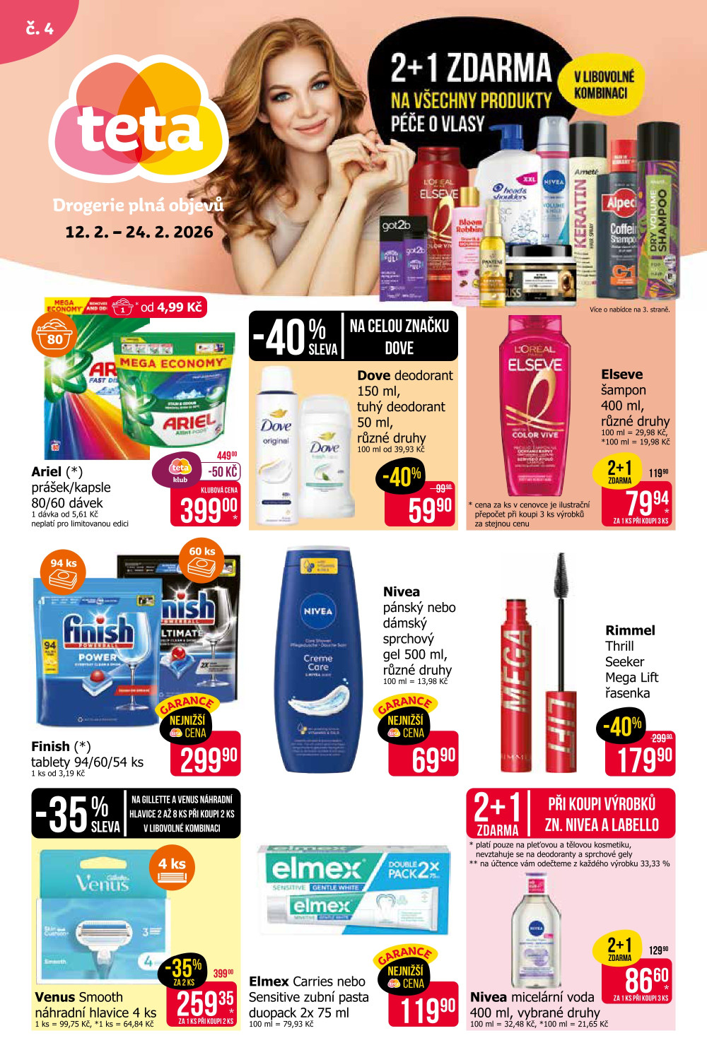 Leták Teta drogerie leták - strana 1