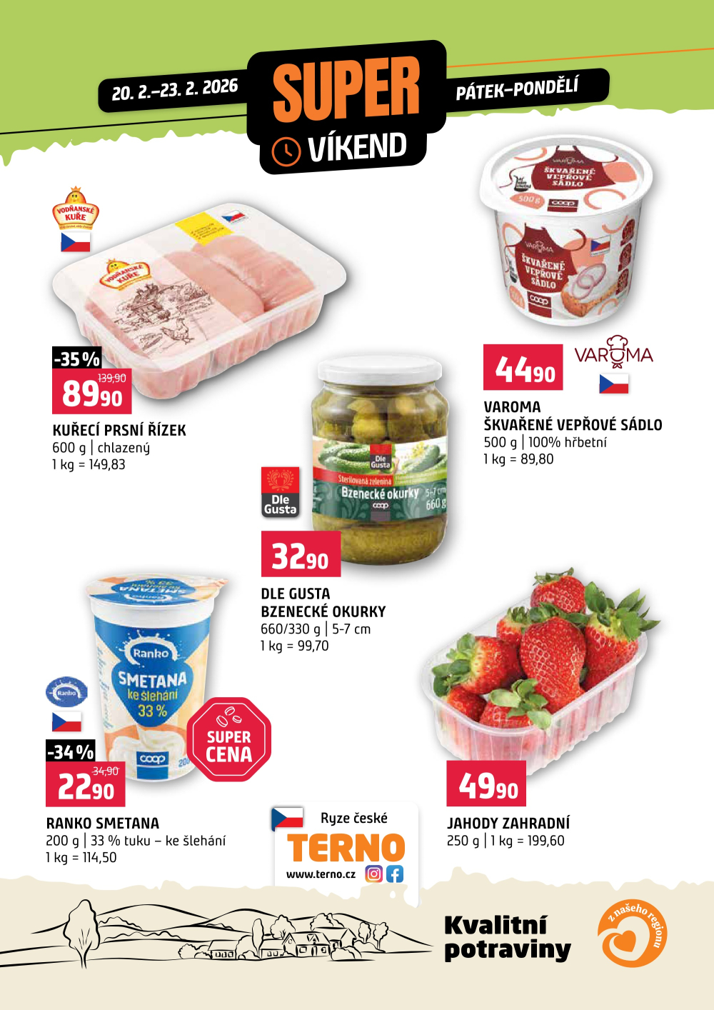 Leták Terno leták - Víkendovka - strana 1