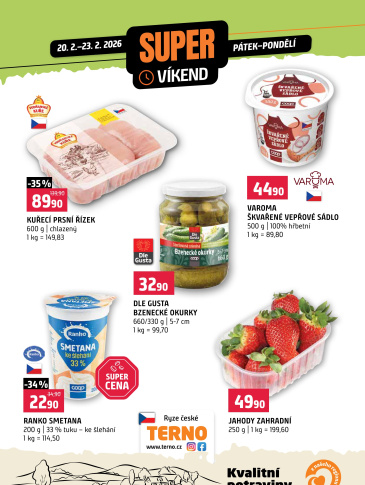 Terno leták - Víkendovka