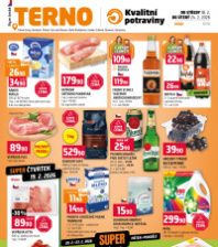Akční leták Terno  - České Budějovice, Bechyně, Borovany, Trhové Sviny, Třeboň, Týn nad Vltavou