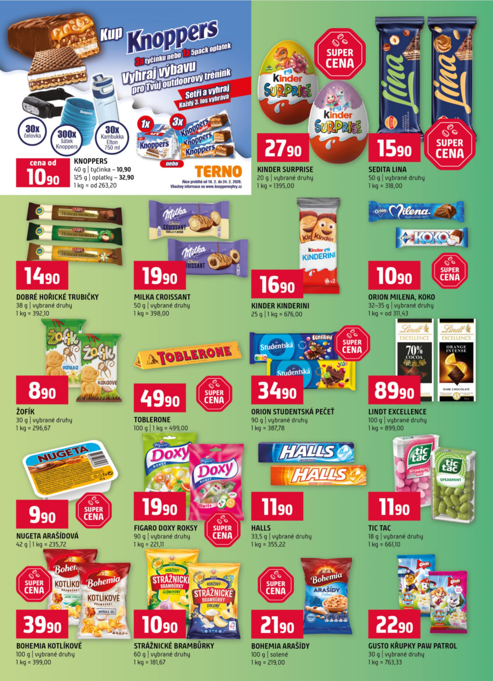 Leták Terno leták - České Budějovice, Bechyně, Borovany, Trhové Sviny, Třeboň, Týn nad Vltavou - strana 8