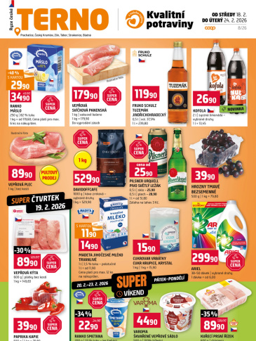 Terno leták - Prachatice