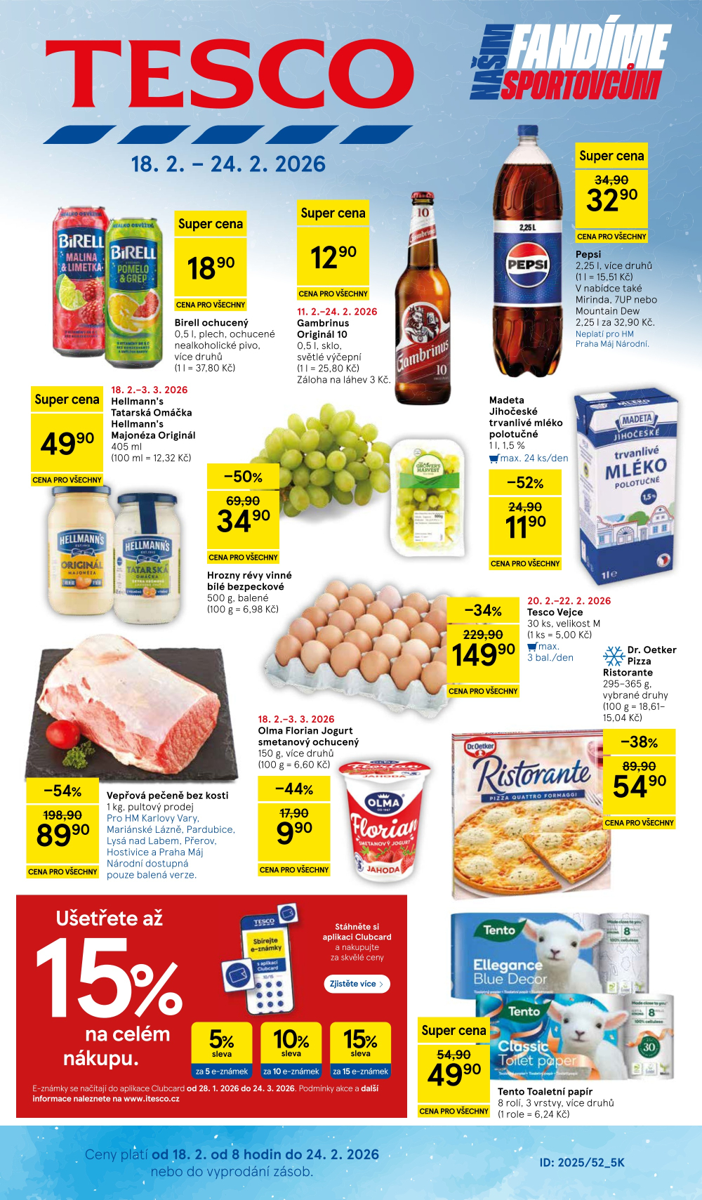 Leták Tesco hypermarket leták - strana 1