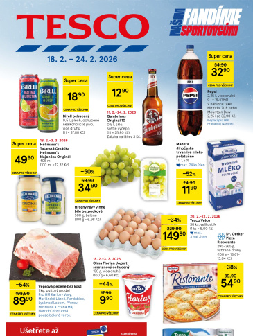 Tesco hypermarket leták