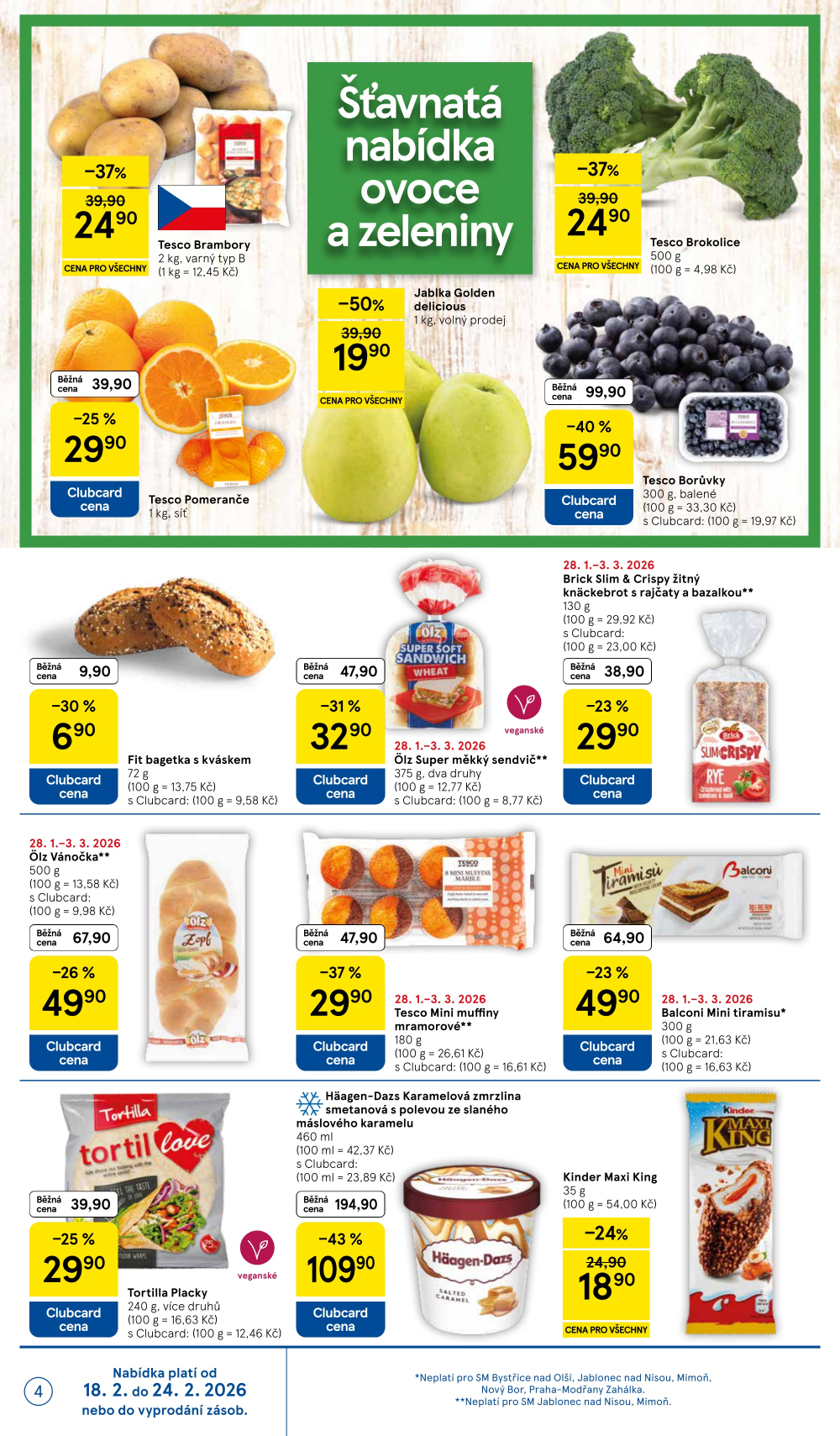 Leták Tesco supermarket leták - strana 4