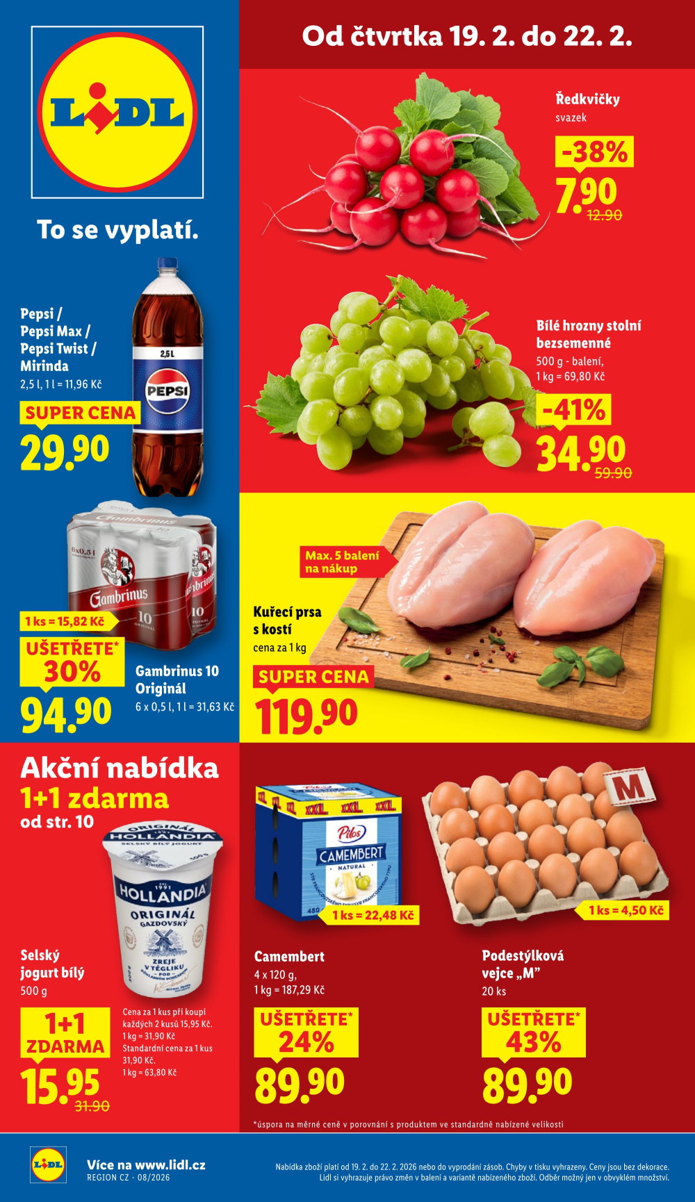 Leták Lidl leták od čtvrtka - strana 1