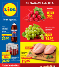 Akční leták Lidl  od čtvrtka