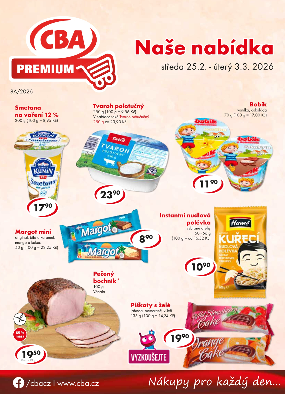 Leták CBA Premium leták - strana 1