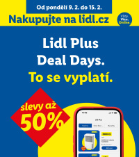 Akční leták Lidl - shop.cz  - Lidl Plus Deal Days