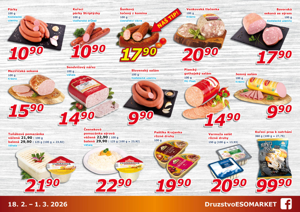 Leták ESO MARKET leták - strana 2