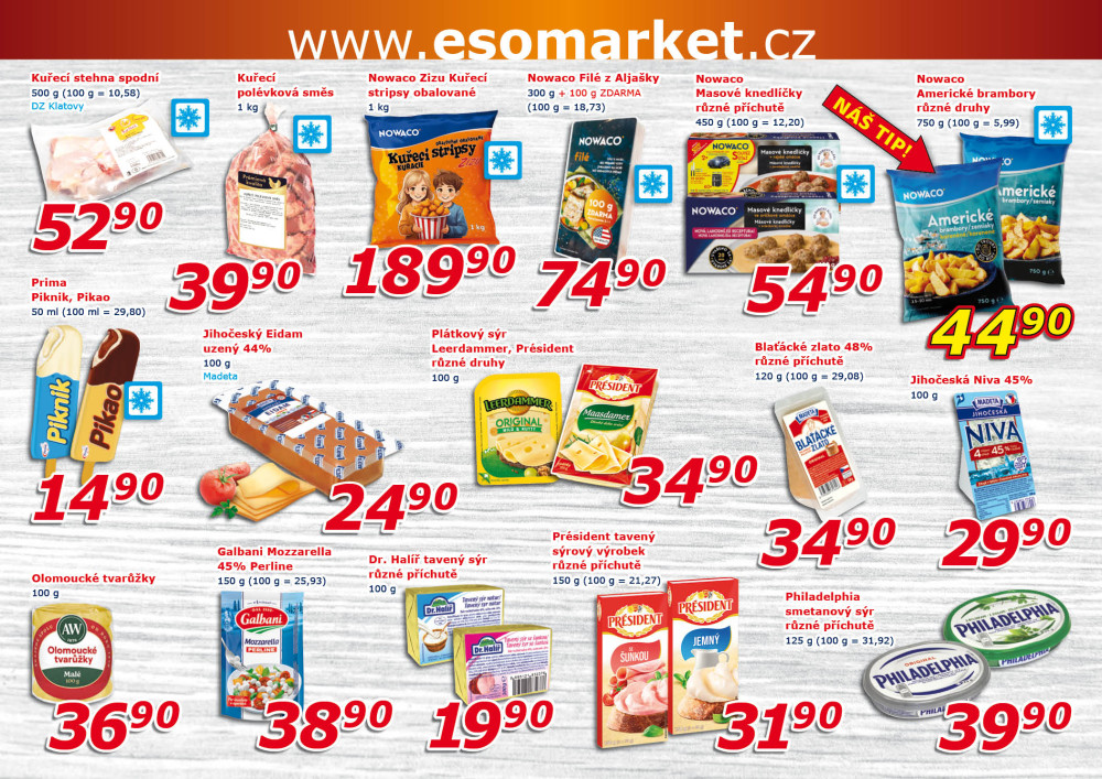 Leták ESO MARKET leták - strana 3