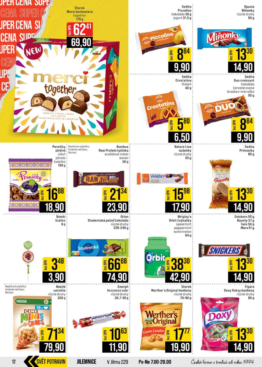 Leták JIP leták CC Cash & Carry - České Budějovice, Most, Náchod, Svoboda nad Úpou, Sušice - strana 12