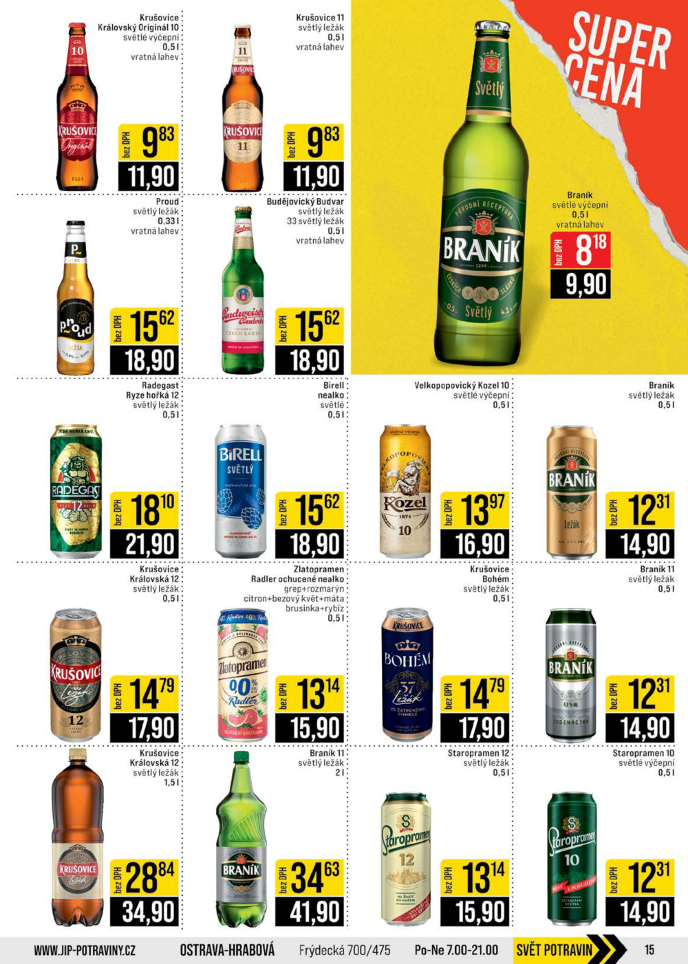 Leták JIP leták CC Cash & Carry - České Budějovice, Most, Náchod, Svoboda nad Úpou, Sušice - strana 15