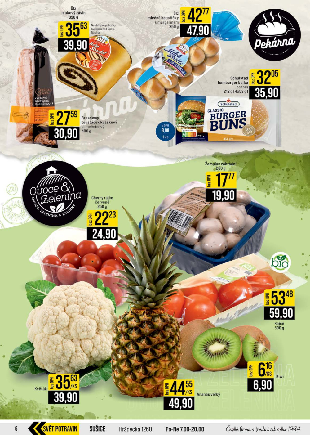 Leták JIP leták CC Cash & Carry - České Budějovice, Most, Náchod, Svoboda nad Úpou, Sušice - strana 6