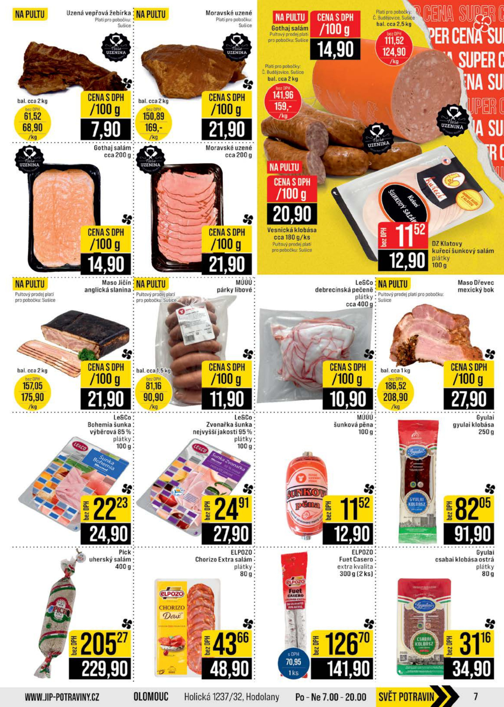 Leták JIP leták CC Cash & Carry - České Budějovice, Most, Náchod, Svoboda nad Úpou, Sušice - strana 7