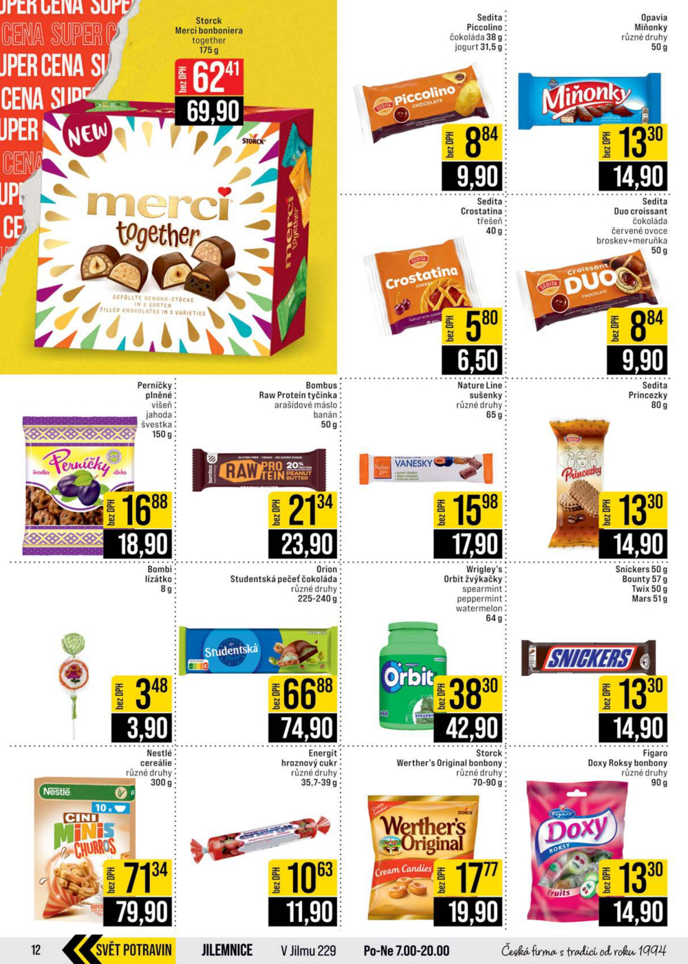 Leták JIP leták CC Cash & Carry - Brno, Ostrava, Praha, Polička, Olomouc, Karlovy Vary, Zlín, Jilemnice, Pardubice - strana 12