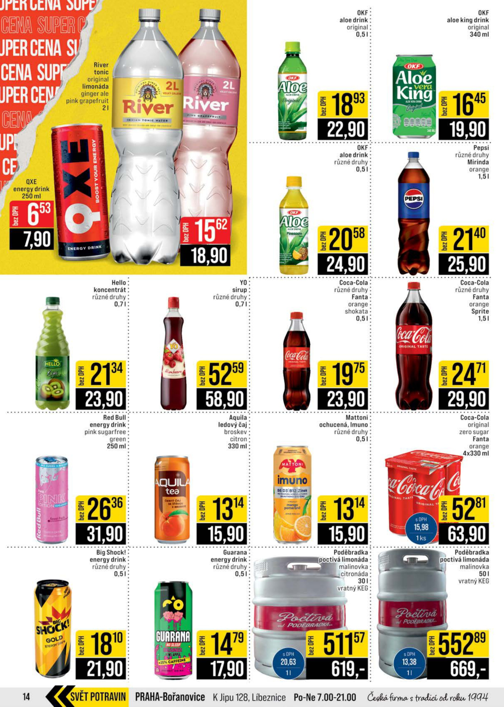 Leták JIP leták CC Cash & Carry - Brno, Ostrava, Praha, Polička, Olomouc, Karlovy Vary, Zlín, Jilemnice, Pardubice - strana 14