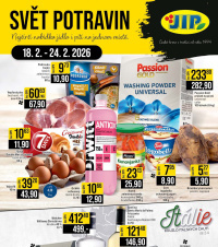 Akční leták JIP  CC Cash & Carry - Brno, Ostrava, Praha, Polička, Olomouc, Karlovy Vary, Zlín, Jilemnice, Pardubice