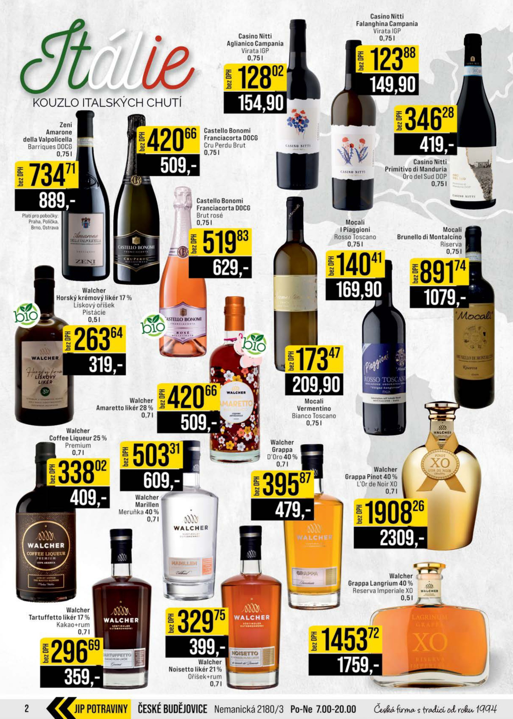 Leták JIP leták CC Cash & Carry - Brno, Ostrava, Praha, Polička, Olomouc, Karlovy Vary, Zlín, Jilemnice, Pardubice - strana 2