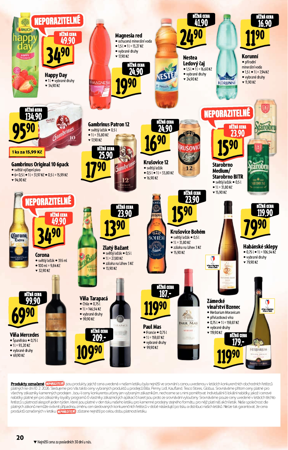 Leták Albert Hypermarket leták - Akční katalog - strana 20