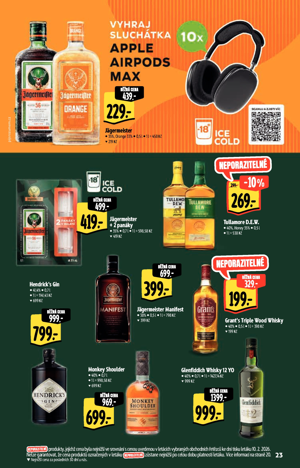 Leták Albert Hypermarket leták - Akční katalog - strana 23
