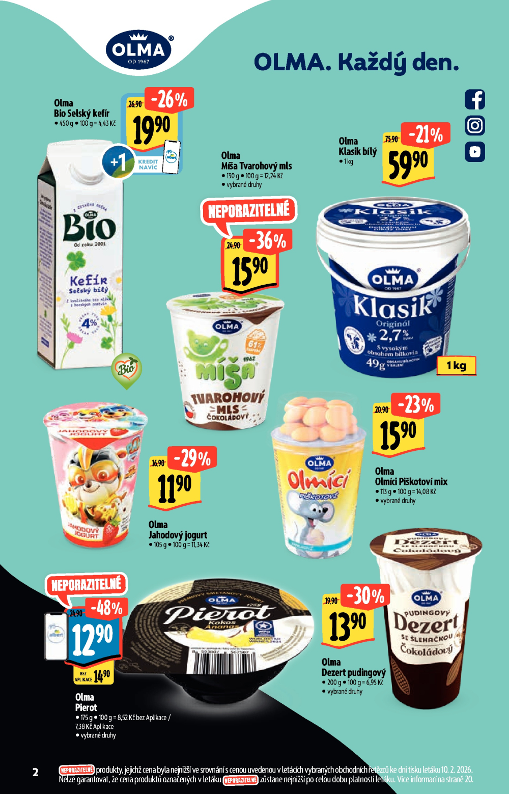 Leták Albert Hypermarket leták - Akční katalog - strana 2