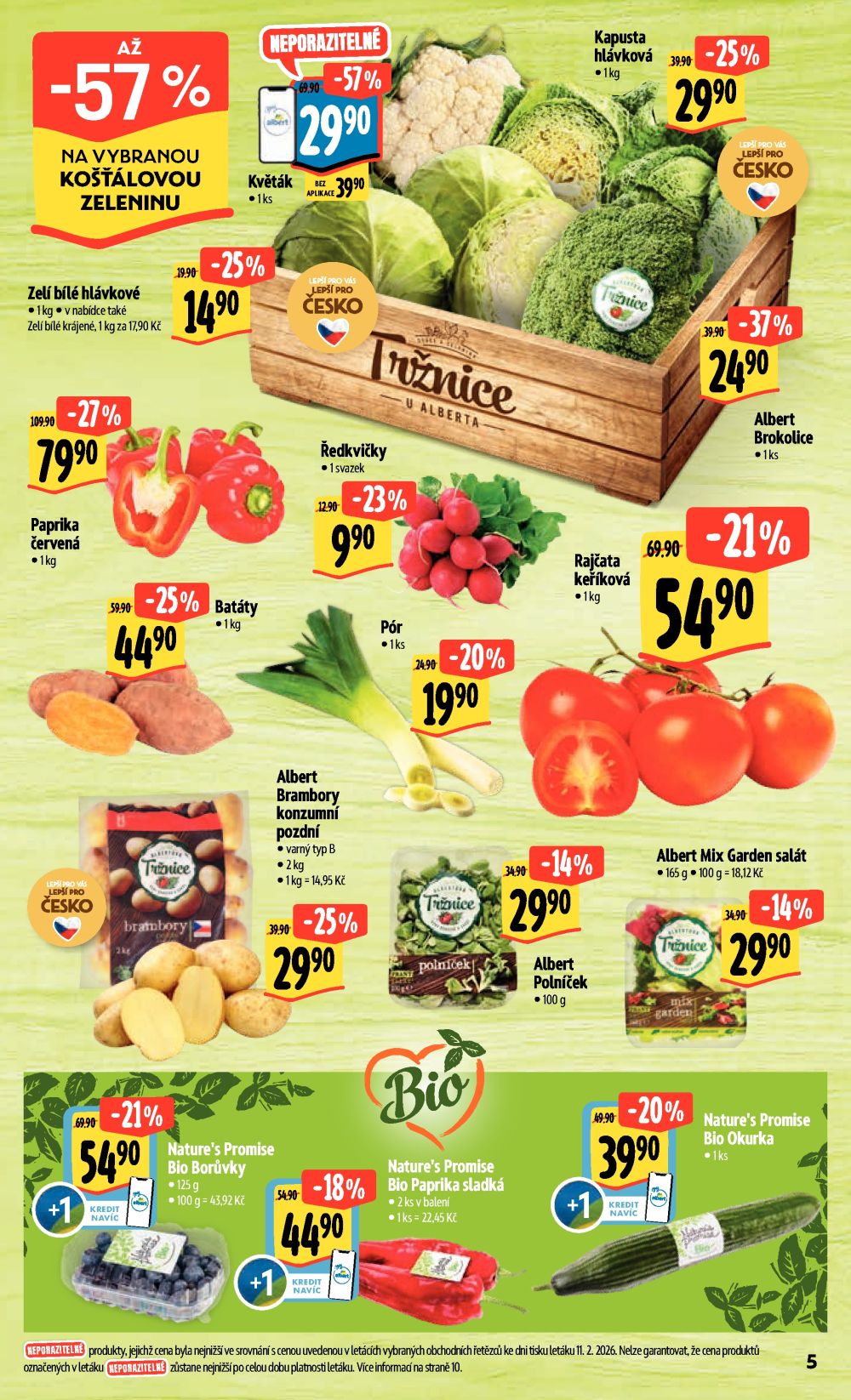 Leták Albert Hypermarket leták - Brno Cejl, Tkalcovská - strana 11