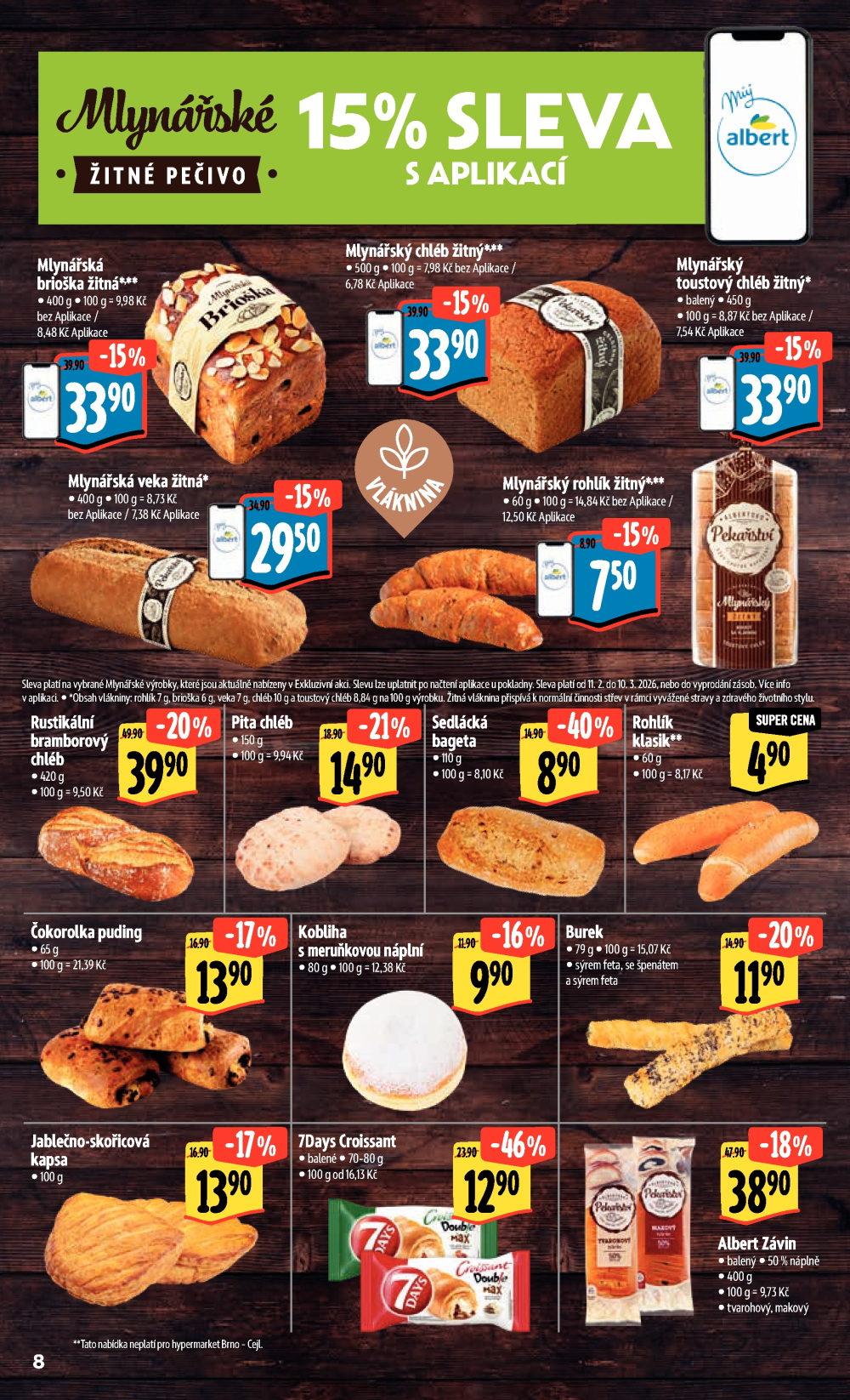 Leták Albert Hypermarket leták - Brno Cejl, Tkalcovská - strana 16