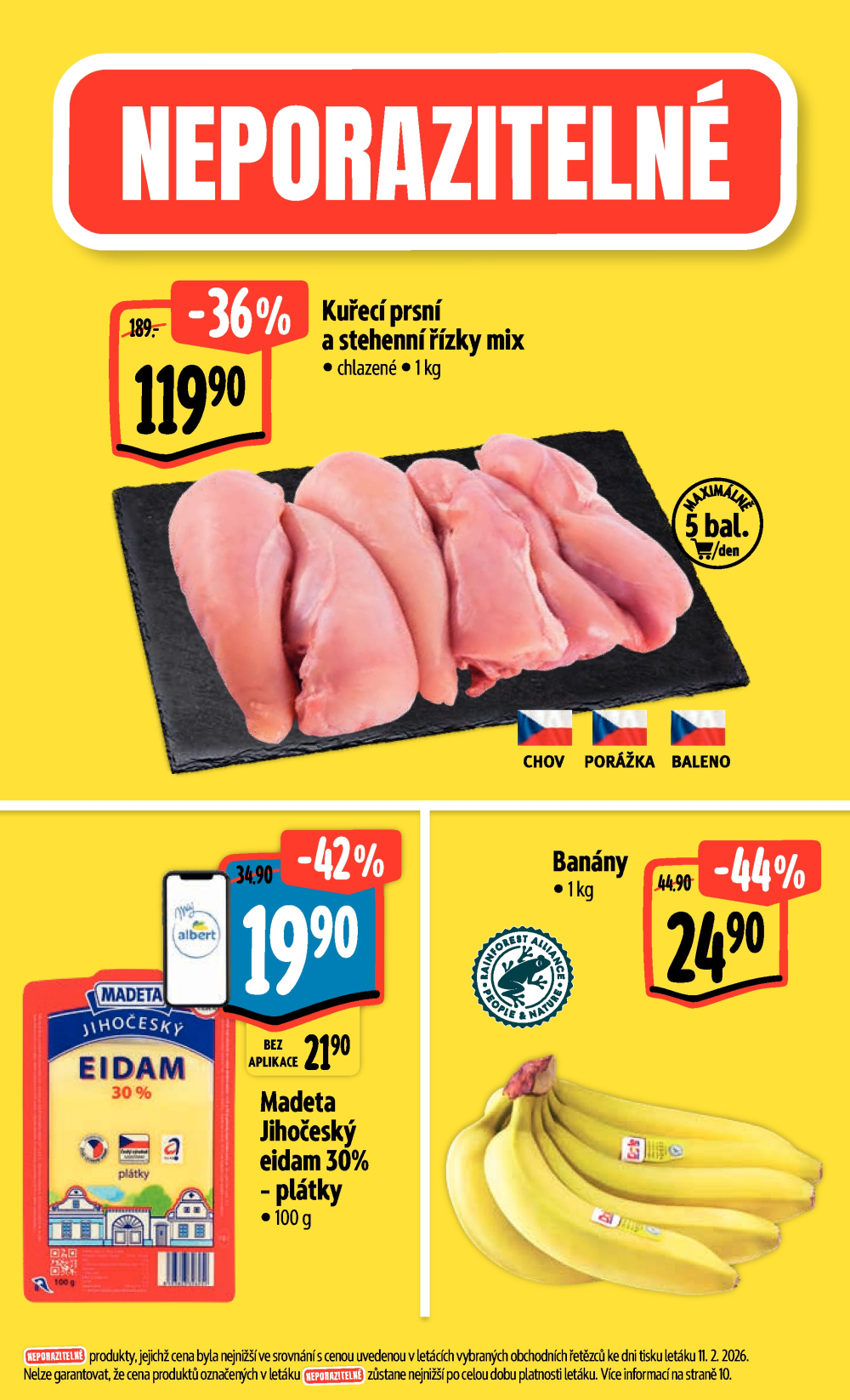 Leták Albert Hypermarket leták - Brno Cejl, Tkalcovská - strana 3