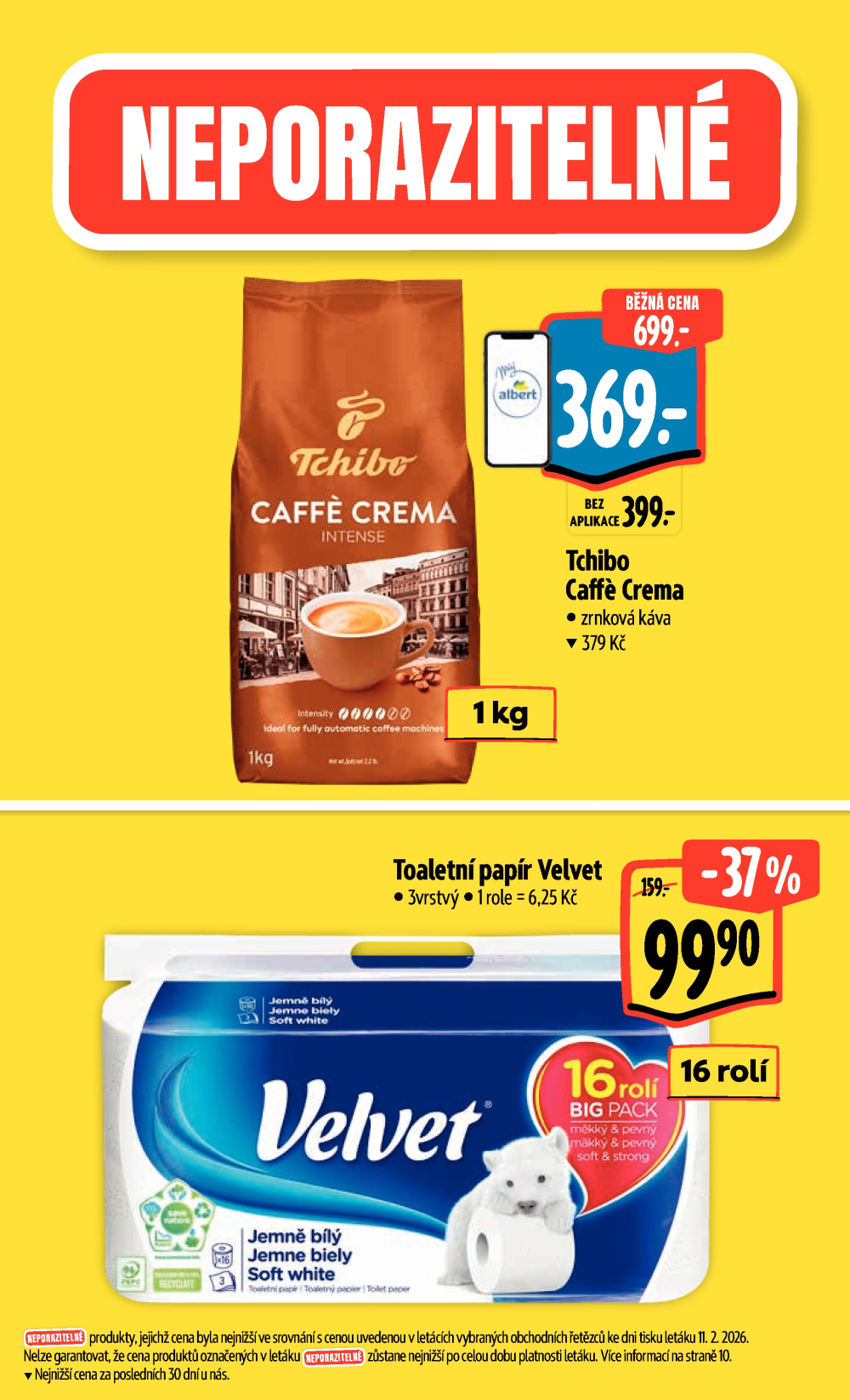 Leták Albert Hypermarket leták - Brno Cejl, Tkalcovská - strana 4