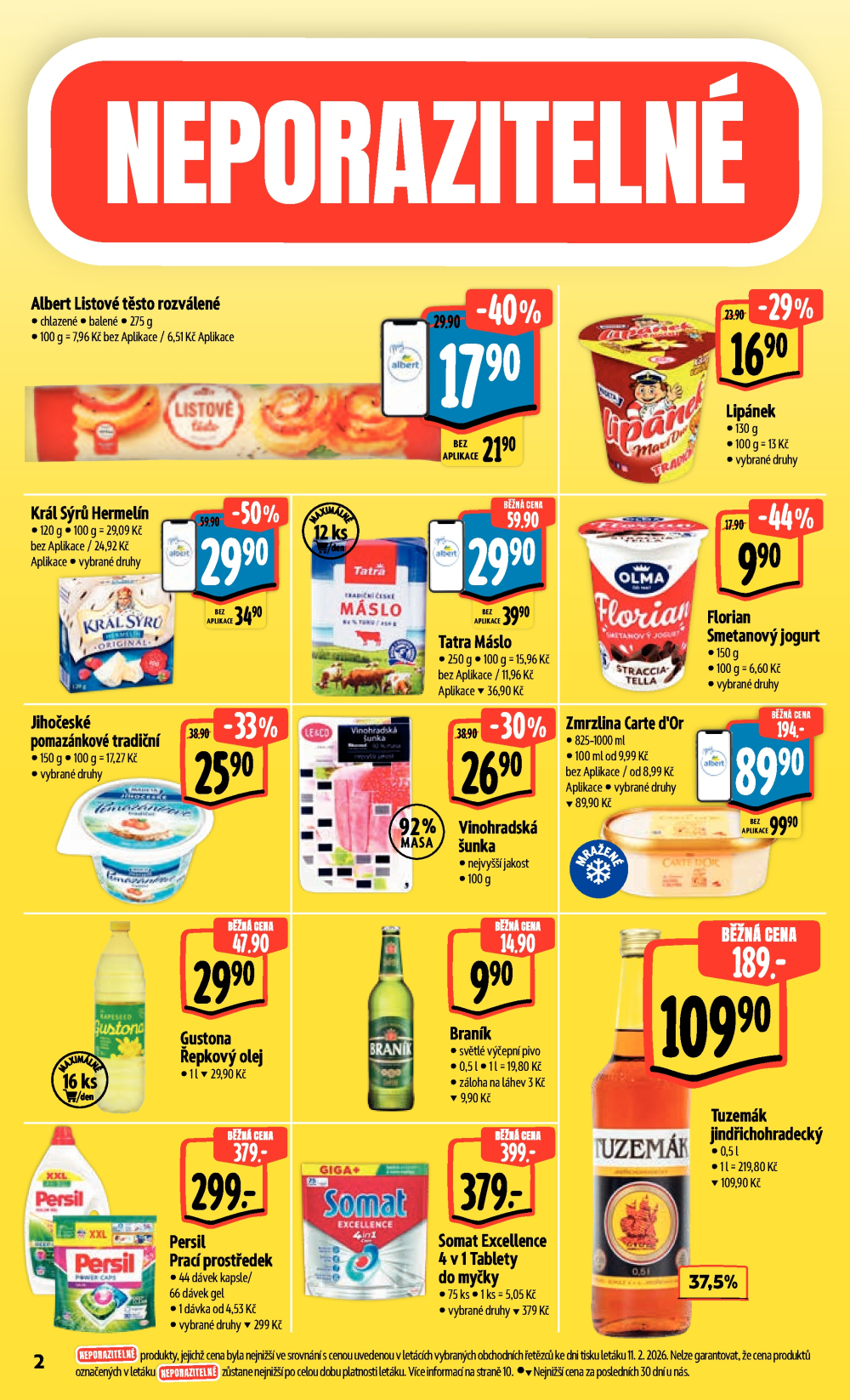 Leták Albert Hypermarket leták - Brno Cejl, Tkalcovská - strana 6