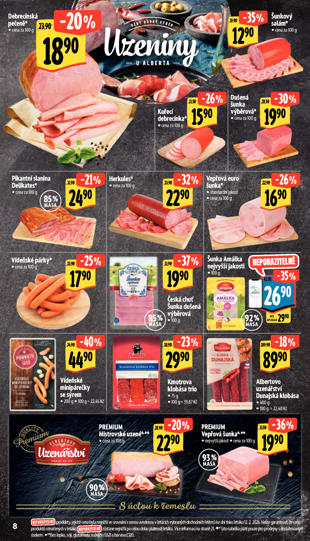 Leták Albert Supermarket leták - Brno Stará Osada a Jihomoravské náměstí - strana 20