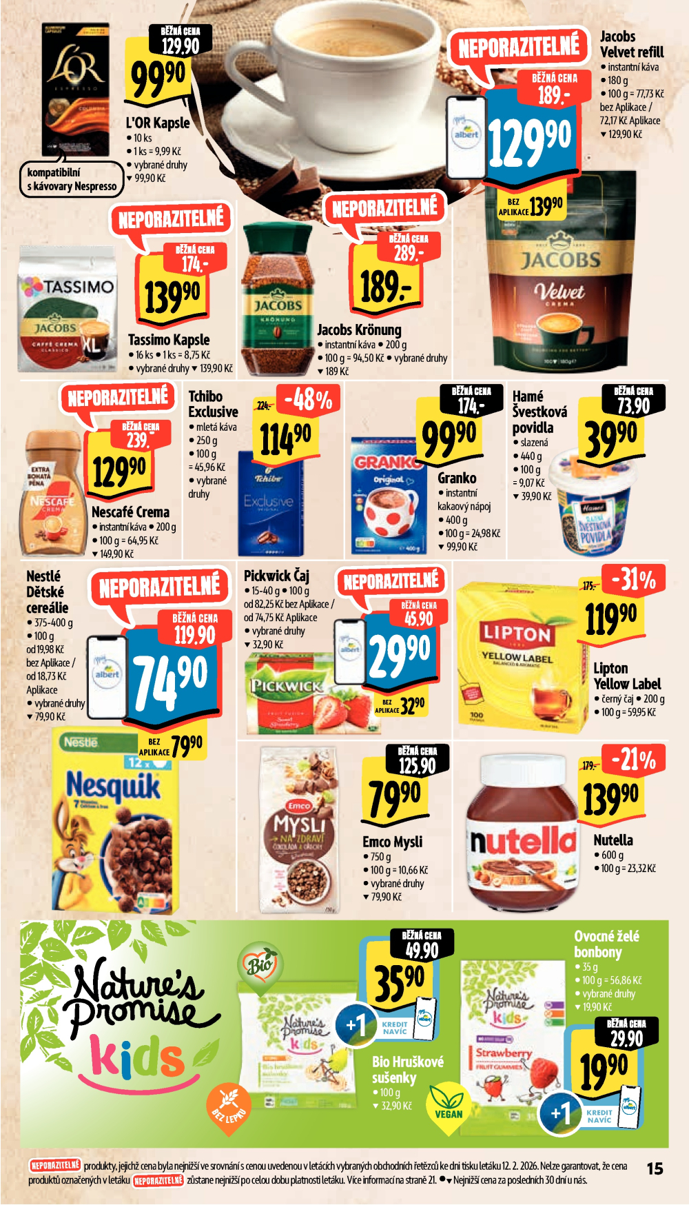 Leták Albert Supermarket leták - Brno Stará Osada a Jihomoravské náměstí - strana 29